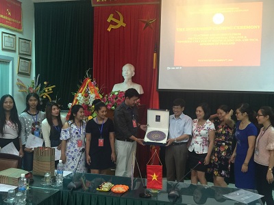Lễ tổng kết chương trình trao đổi giảng viên, sinh viên hai trường Cao đẳng Nghề Thái Lan.